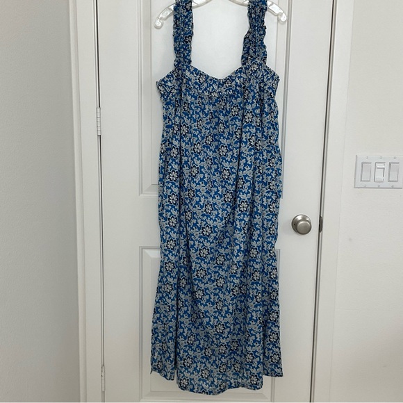J. Crew Cotton Voile Ruffle Trim Shift Midi Dress XXL - Picture 16 of 16